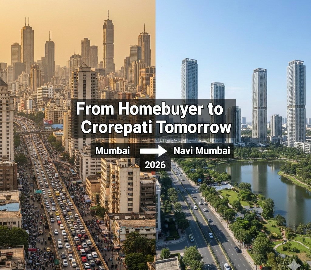 From Homebuyer to Crorepati Tomorrow: Why Smart Investors Are Choosing Navi Mumbai Over Mumbai in 2026